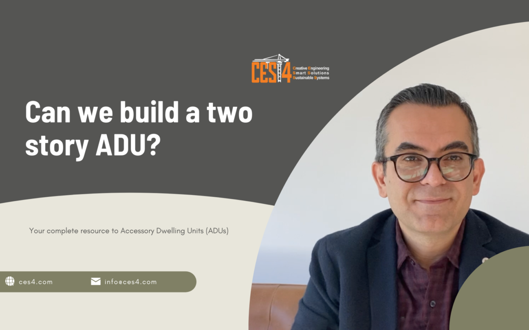 Pedram Zohrevand answers: can you build a two story ADU?